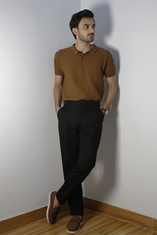 Modal Weaing Black Gurka Pant