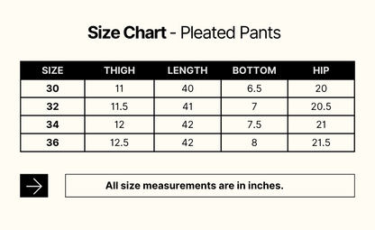 Dark Grey Pleated Pant