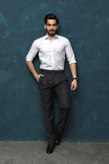 Dark Grey Pleated Pant